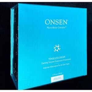 Onsen Anti Aging Tenseless Face Cream 1.7 oz NIB Wrinkle Injection Alternative